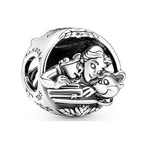 Pandora Charm Disney ""De Mooie en het Beest"" zilver 790060C00, Eén maat, Sterling zilver, Geen edelsteen