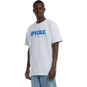 Mister Tee Upscale - Sport Font Oversize Heren T-shirt - Wit
