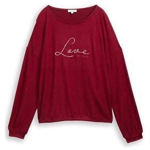 TOM TAILOR T-shirt voor dames, 39063 - Rumba Red Melange, XXL