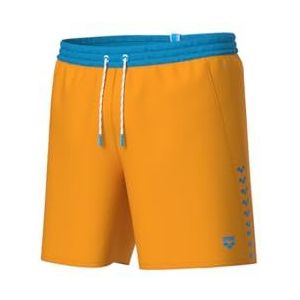 Arena Team Stripe strandboxershorts voor heren, Parrot-turkoois, S