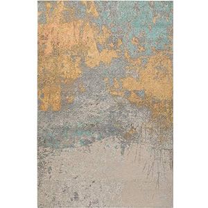 Benuta Platgeweven tapijt Frencie beige/blauw 120x180 cm - vintage tapijt in used look