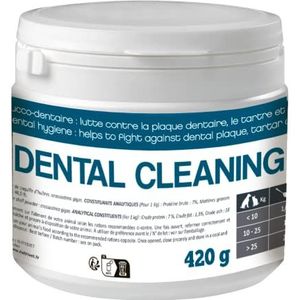 NUTRIVET - Aanvullend voer - Dental Cleaning - Honden & Katten - Tand- en mondhygiëne - 420 g pot