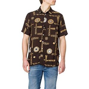 CASUAL FRIDAY Heren Anton Etnic Shirt Shirt, 191116_carafe, L