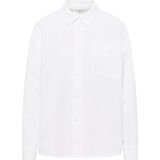 Oversized overhemdblouse met linnen, model 'Willow'