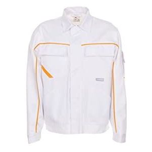 Planam Highline 2317 Herenjack zuiver wit geel model 58