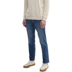 TOM TAILOR Josh Regular Slim jeans met stretch voor heren, 10119 - Used Mid Stone Blue Denim, 32W / 36L