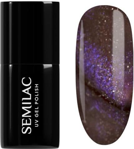 Semilac - UV Hybrid Galaxy Flash Gel Nagellak - Tint 827 AI Brown - 7 ml