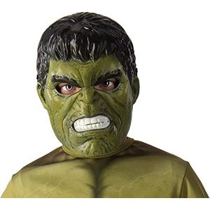 Rubie's 39215NS Marvel Avengers Hulk Deluxe Masker Kostuum Accessoire, Jongen, One Size, Groen