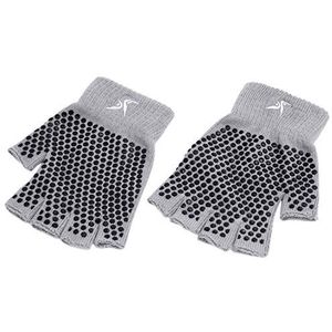 ProsourceFit Grippy Yoga Handschoenen, One Size Fit All Firm Fingerless Design in Grey Color