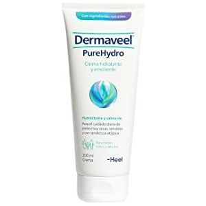 Heel Dermaveel PureHydro Soepele crème met D-pantenol en Defensil-Plus, hydrateert, beschermt, glad, regenereert en vermindert droogheid bij droge, gevoelige en atopische huid, geschikt voor baby's,