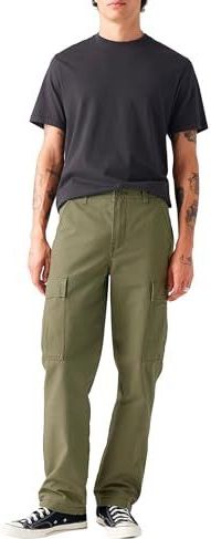 Levi's Xx Cargo Straight broek voor heren, groen (olive night), 36W x 32L
