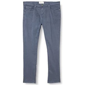 Springfield Broek 5 zakken kleur skinny wassen, medium blauw, regular voor heren, Medium Blauw, 34
