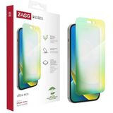 ZAGG InvisibleShield Ultra Eco displaybescherming voor iPhone 14 Pro, schokbestendig, krasbestendig, organisch, antimicrobieel, helder