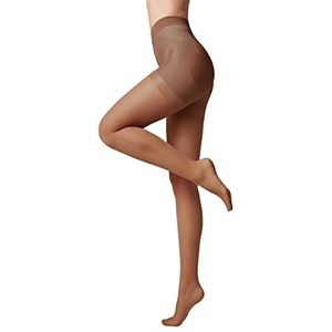 Conte elegant vormgevende damespanty met push-up effect - dames vormende panty - glad X-PRESS 20 grafietkleur maat 4 Mokka maat 2
