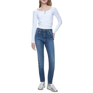 LTB Jeans Jonna 100 damesjeans in blauw High Rise gemaakt van katoenmix, maat 33, 30, blauw, 33W / 30L