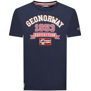 Geographical Norway Jollegio_Heren T-shirt, Marineblauw, M
