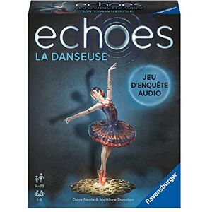Ravensburger - Echoes The Danseres - Audio-onderzoeksspel voor volwassenen en kinderen vanaf 14 jaar - Van 1 tot 4 spelers - Werkt met gratis smartphone-app - Gemengd - 20664 - Franse versie
