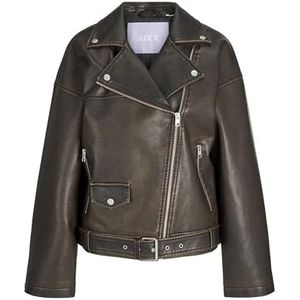 Jack & Jones - Frida Washed Biker - Leren Jas
