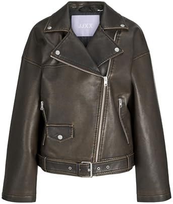 Jack & Jones - Frida Washed Biker - Leren Jas