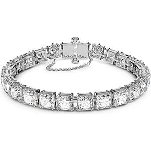 Swarovski Millenia armband, Square slijpvorm, Wit, Rodium toplaag