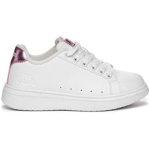Kappa Isabel Junior Lace Sneakers voor kinderen, Wit Roze, 32 EU