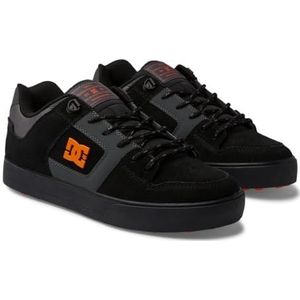 DC Shoes Pure Wnt Sneakers voor heren, Grijs Zwart Oranje, 42.5 EU