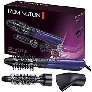 Remington Heteluchtborstel Dry & Style (Föhnborstel, 800 Watt, 38mm en 21 mm opzetstukken, Drogen En Stylen, Hete Lucht Borstel) AS800