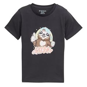 Tom Tailor - 1046525 - T-shirt - Koalgrijs - Korte Mouwen