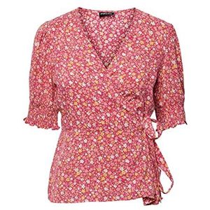 PIECES Dames wikkelblouse PCTALA