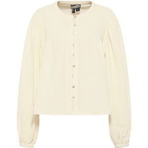 DreiMaster Vintage Damesblouse, wolwit, L