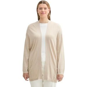 Klassiek Open Vest - Gemêleerde Look - Katoenmix