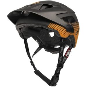 O'NEAL Enduro MTB, mountainbike-helm, ventilatieopeningen voor koeling, wasbare bekleding, veiligheidsnorm EN1078, voor volwassenen, zwart/oranje, XS/S/M (54-58 cm)