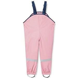 Playshoes Uniseks kinderregenbroek, ongevoerd, wind- en waterdichte regenbroek, regenkleding, Roze pastel., 128 cm