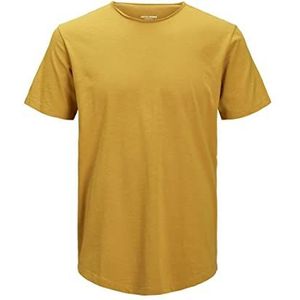 Jack & Jones JJEBASHER Tee SS NOOS T-shirt voor heren, ronde hals, harvest goud, XL