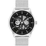 Calvin Klein Heren analoog quartz horloge met roestvrij stalen band 25200213, Zwart