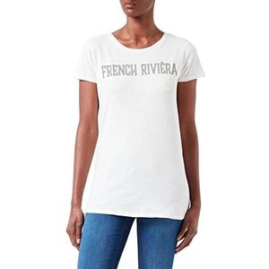 Supermom Dames Tee Short Sleeve French Rivera T-shirt, Marshmallow - P157, 40