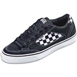 Vans B BRASCO VDDX56M, jongens sportschoenen - skateboarding, zwart, (black/white checkerboard), Zwart Zwart Wit, 35 EU