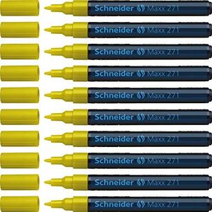 Schneider Maxx 271 Paint-marker 10 Stuk geel