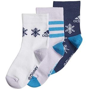 Adidas Froz Crew S 3Pp sokken, unisex kinderen, Indtec/White/Matpur, L
