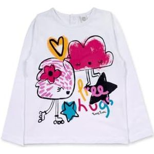 Tuc Tuc T-shirt voor meisjes, wit, 12 Maanden