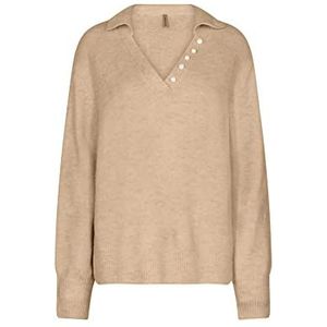 SOYACONCEPT SC-Nessie 46 Damespullover Sweater, 98205 zand melange, X-Small