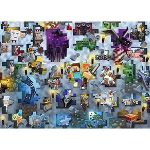 Minecraft Bendes Puzzel (1000 stukjes)