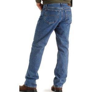 Lee Regular-fit jeans met rechte pijpen voor heren, Peper Voorwas, 38W / 32L