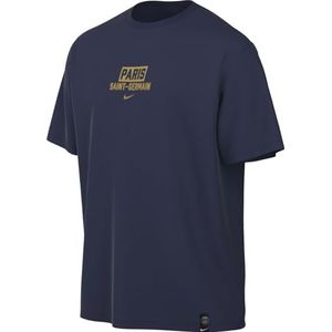 Nike Paris Saint-Germain Max90 Voetbal-T-shirt (heren), Midnight Navy, HF0825-410, XL