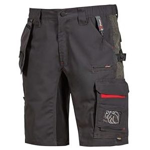 Werkbroek Cargo Shorts - Rood - Cordura® - Ergonomische Pasvorm