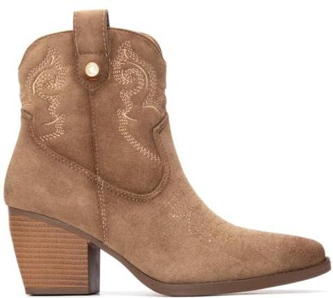 Refresh - 17301402-BEIGE - Enkellaarsjes - Beige - Ritssluiting - Casual