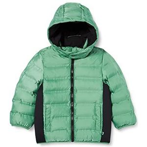 United Colors of Benetton Jas 2KL9GN00L kinderen en jongeren, groen-grijs 283, S, donkergroen 283, 116 cm