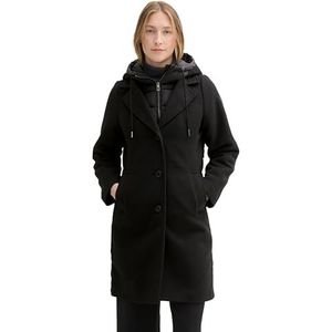 TOM TAILOR - 1042904 - Hybride Winterjas - Deep Black - Dames