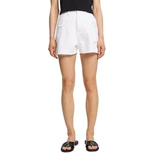 edc by Esprit Dames 052CC1C305 Denim Shorts, 100/WIT, 31, 100/Wit, 58