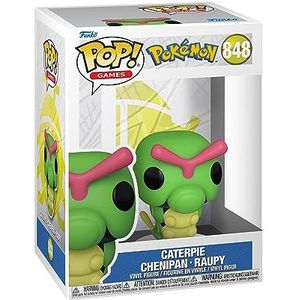 Funko POP! Games: Pokemon - Caterpie - Vinylfiguur om te verzamelen - Cadeau-idee - Officiële Merchandise - Speelgoed voor kinderen en volwassenen - Fans van videogames - Modelfiguur voor verzamelaars